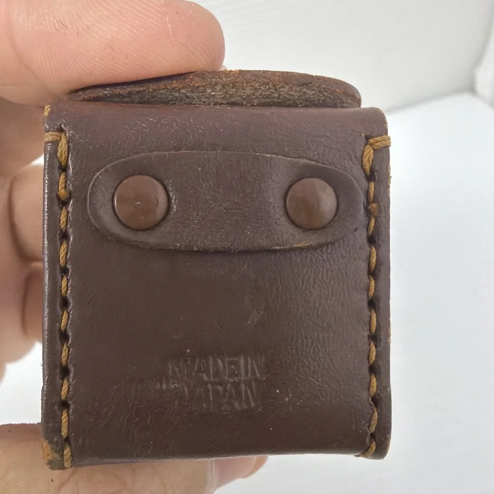 Vintage Walz Micro-Meter Clip-on Exposure Meter in Leather Case